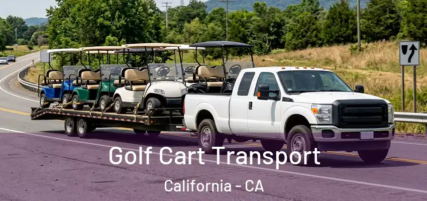 Golf Cart Transport California - CA